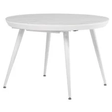 Ceramic table TML-875 white marble